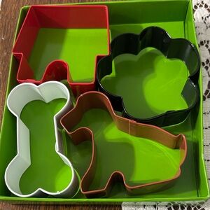 Set of Animal and Bone Shaped Cookie Cutters